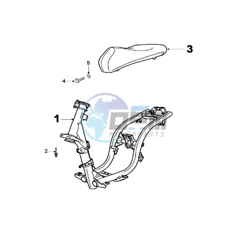 FRAME AND SADDLE