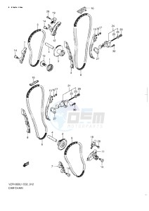 VZR 1800 Z drawing CAM CHAIN