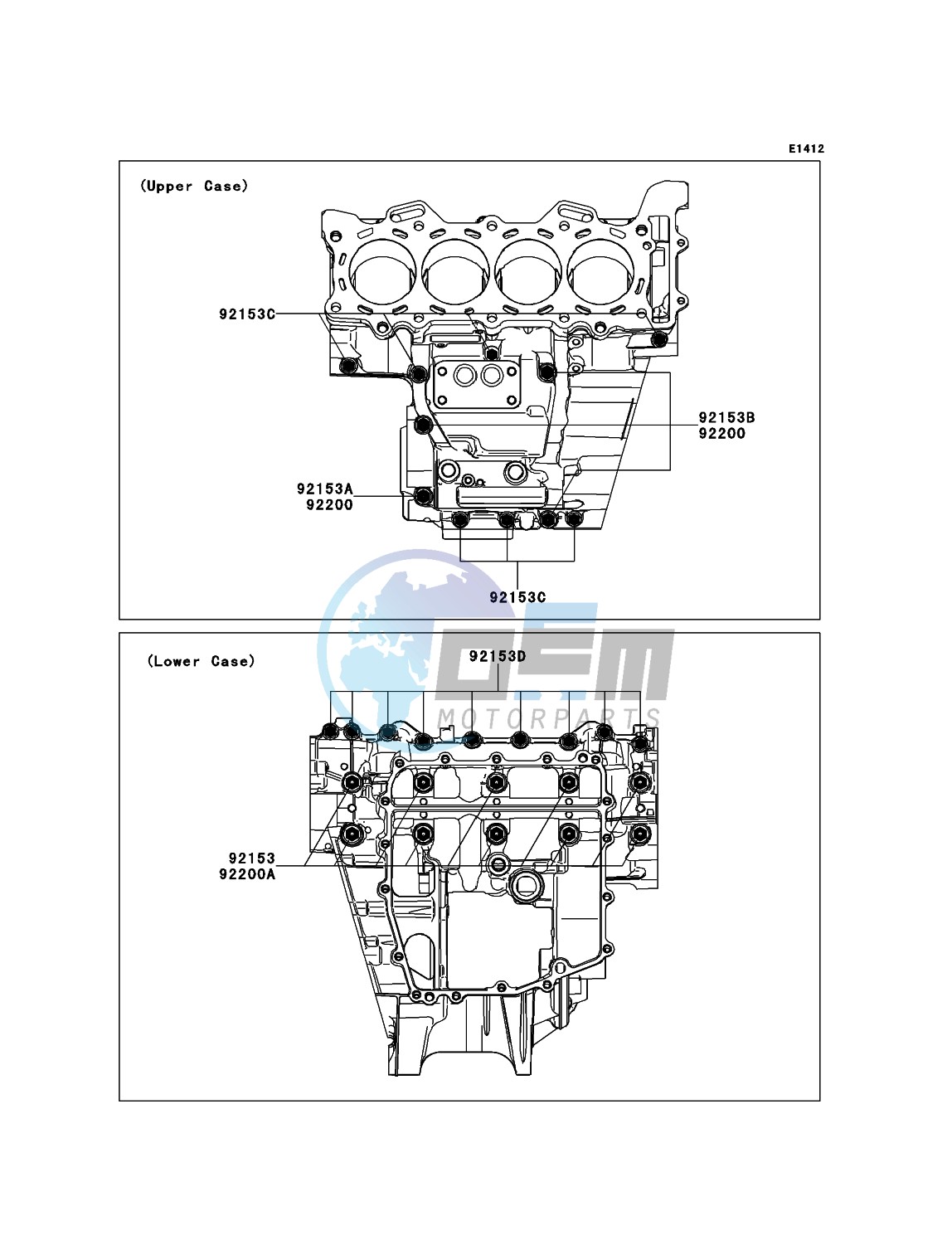 Crankcase Bolt Pattern