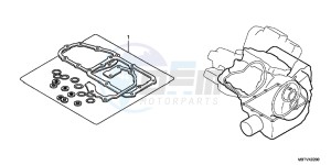 XL1000VB drawing METER PANEL