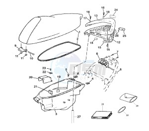 CS JOG R 50 drawing SEAT AND CARRIER