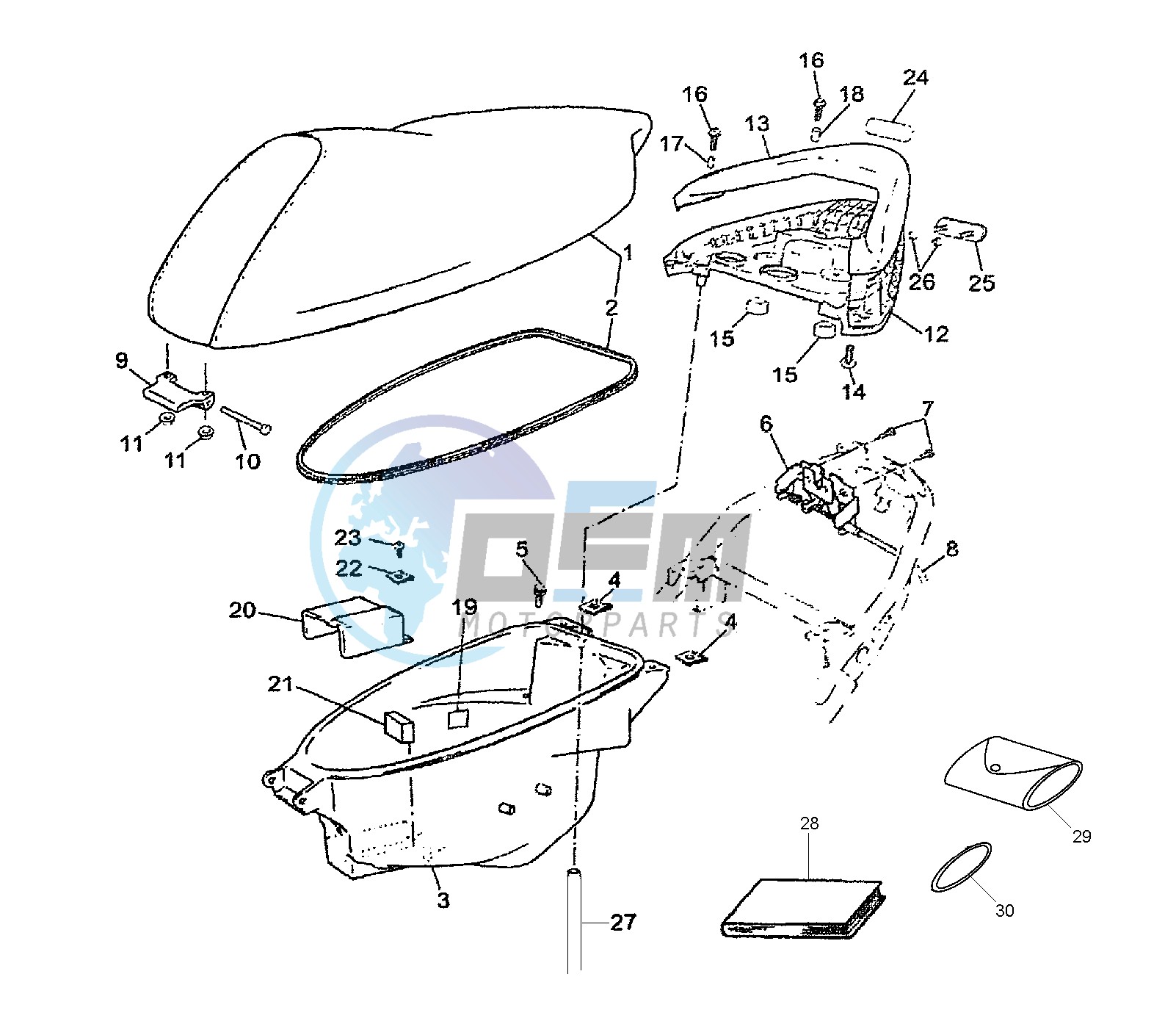 SEAT AND CARRIER