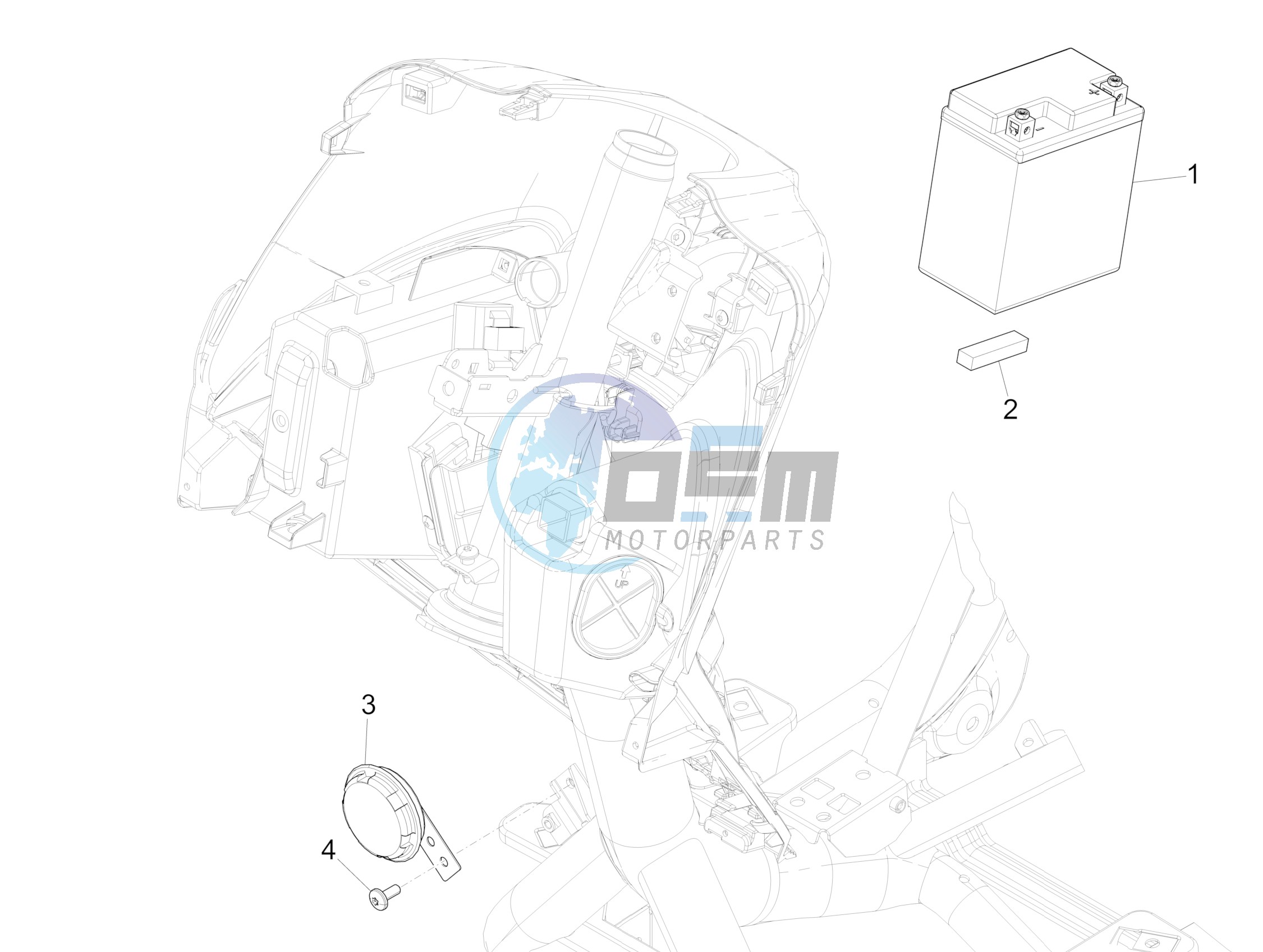 Remote control switches - Battery - Horn