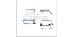 NX650 500 DOMINATOR drawing HANDLE POCKET DX