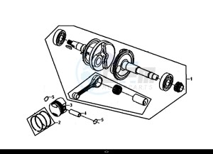 MIO 50I (25 KM/H) (FS05W1-NL) (E4) (L8-M0) drawing CRANK SHAFT