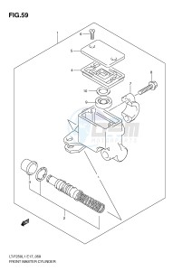 LT-F250 (E17) drawing FRONT MASTER CYLINDER