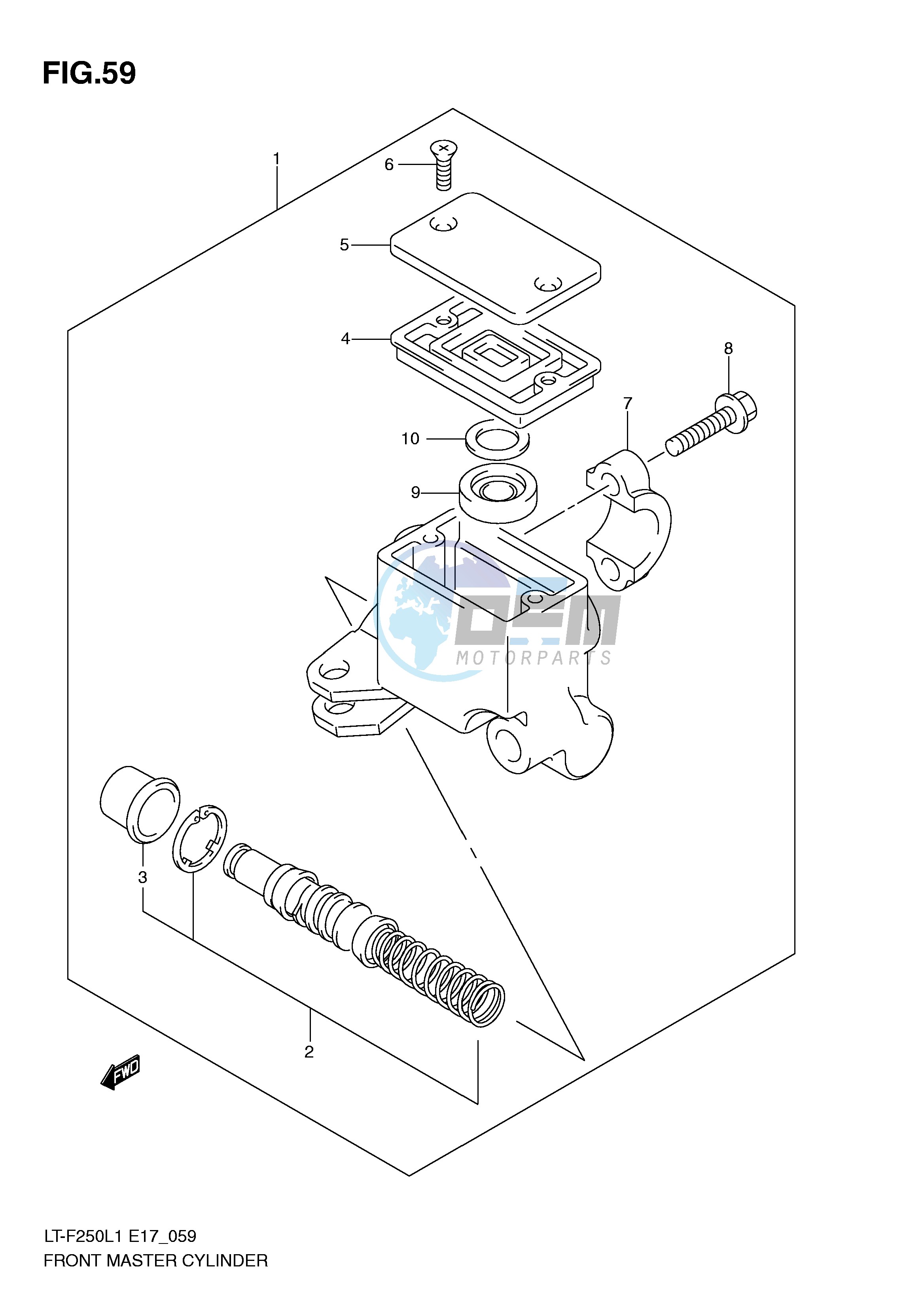 FRONT MASTER CYLINDER