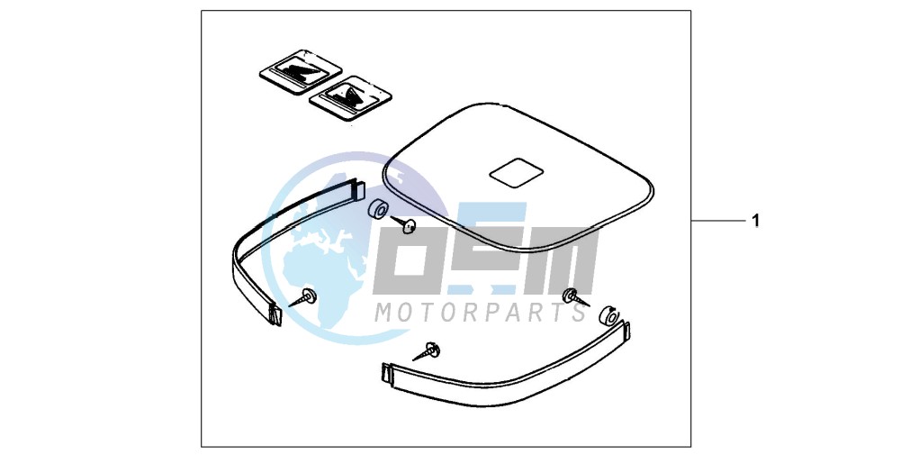 TOP BOX PANEL KIT - NH-A13M