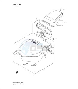 VZ800K9 drawing SEAT (VZ800Z/ZUE)