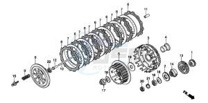 FX650 drawing CLUTCH