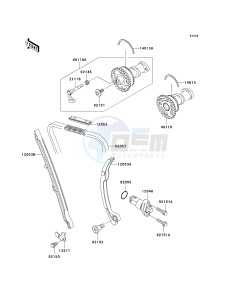 KX 250 N [KX250F](N2) N2 drawing CAMSHAFT-- S- -_TENSIONER