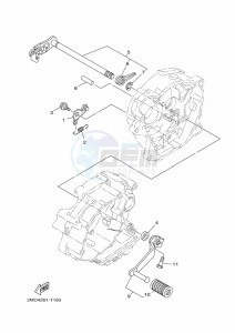 XTZ125E XTZ125 (1SBM) drawing SHIFT SHAFT