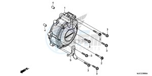 CB650FE CB650F 2ED - (2ED) drawing GENERATOR COVER