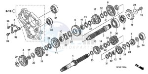 CBF1000S9 UK - (E / ABS MKH) drawing TRANSMISSION