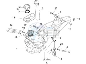 Liberty 50 4t drawing Fuel Tank