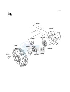 MULE_600 KAF400BCF EU drawing Differential