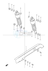 TU125 (E2) drawing REAR SHOCK ABSOBER