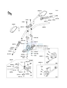 ER 650 C [ER-6N](9F) C9F drawing HANDLEBAR