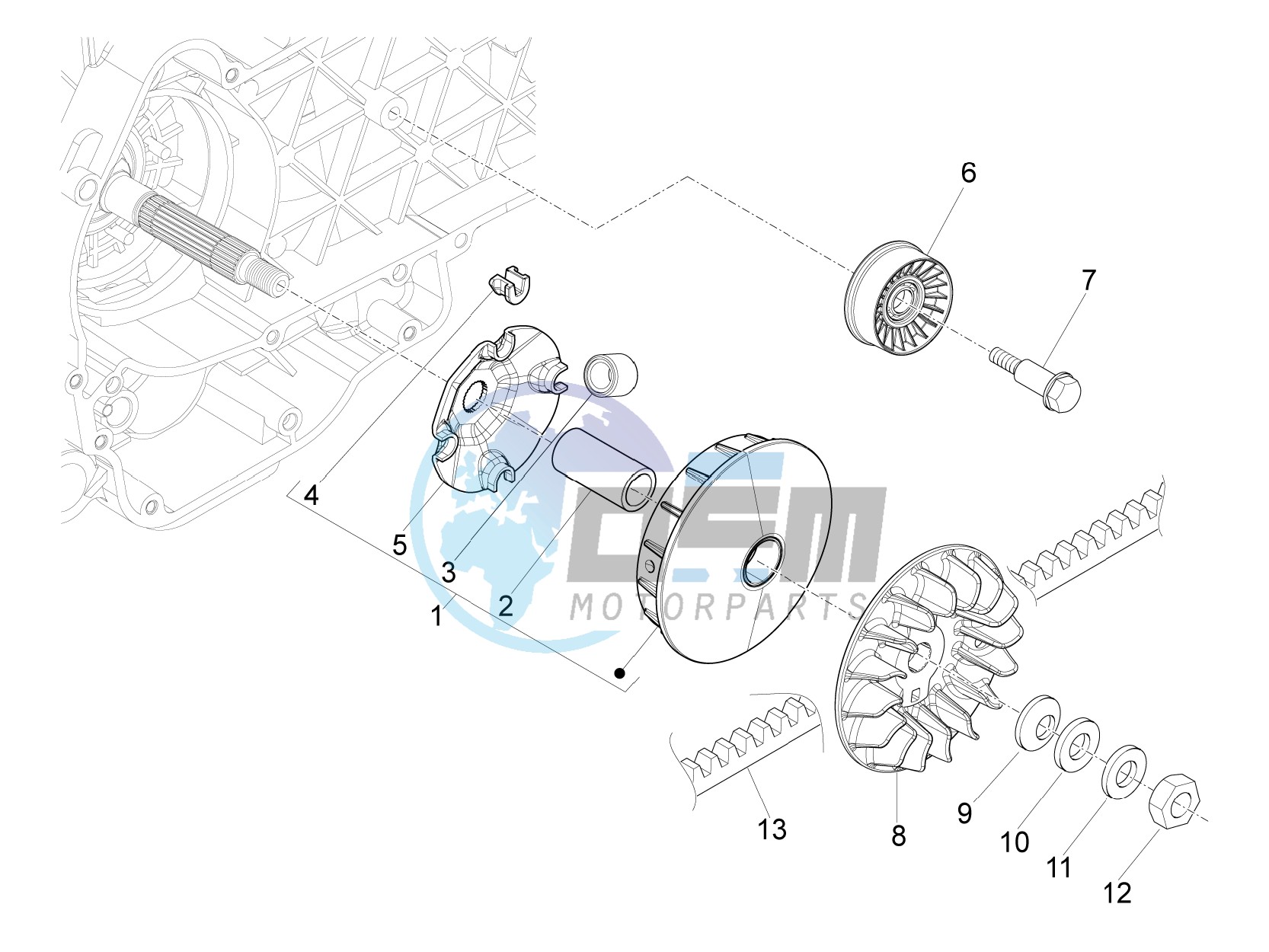 Driving pulley