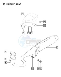 FUNTASTIC_25kmh_K8-L0 50 K8-L0 drawing Exhaust-seat