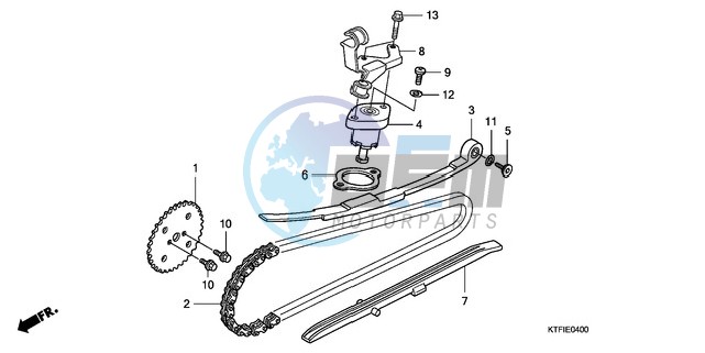 CAM CHAIN/TENSIONER