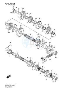 GSR750 ABS EU drawing TRANSMISSION