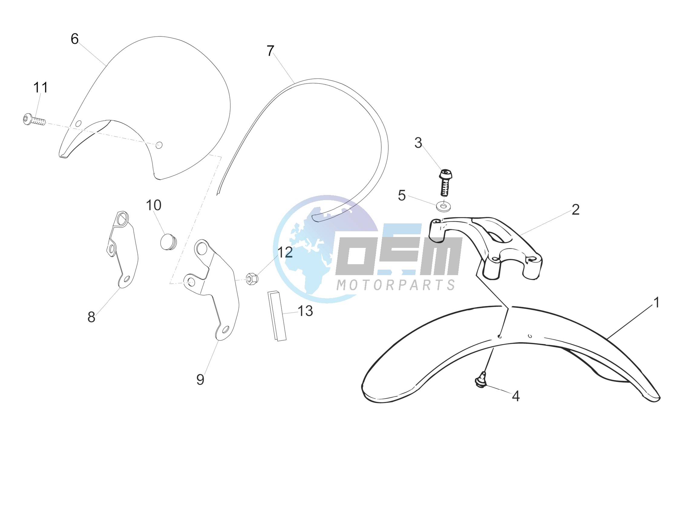 Front body - Front mudguard