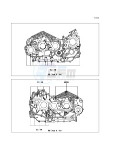 VN1700_CLASSIC_TOURER_ABS VN1700DCF GB XX (EU ME A(FRICA) drawing Crankcase Bolt Pattern