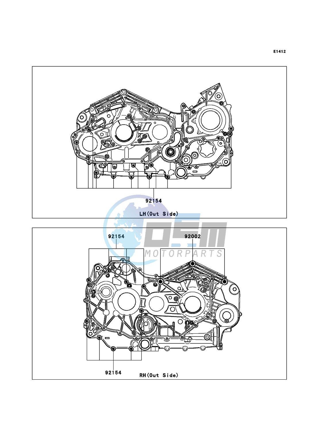 Crankcase Bolt Pattern