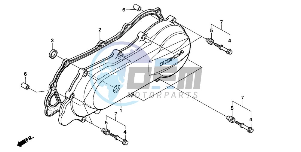 LEFT CRANKCASE COVER