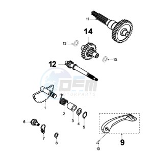 FIGHT 3 LCN drawing DRIVE SHAFTS / KICKSTARTER