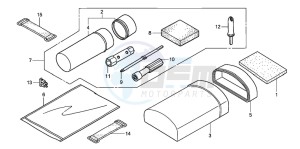 TRX250EX SPORTRAX 250 EX drawing TOOLS