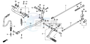 VT750C drawing PEDAL