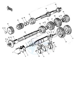 G5 (B-C) 100 drawing TRANSMISSION_CHANGE DRUM -- 74-75 B_C- -