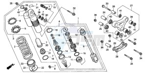 CR80R drawing REAR CUSHION