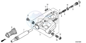 GL18009 Europe Direct - (ED / AB NAV) drawing SWINGARM