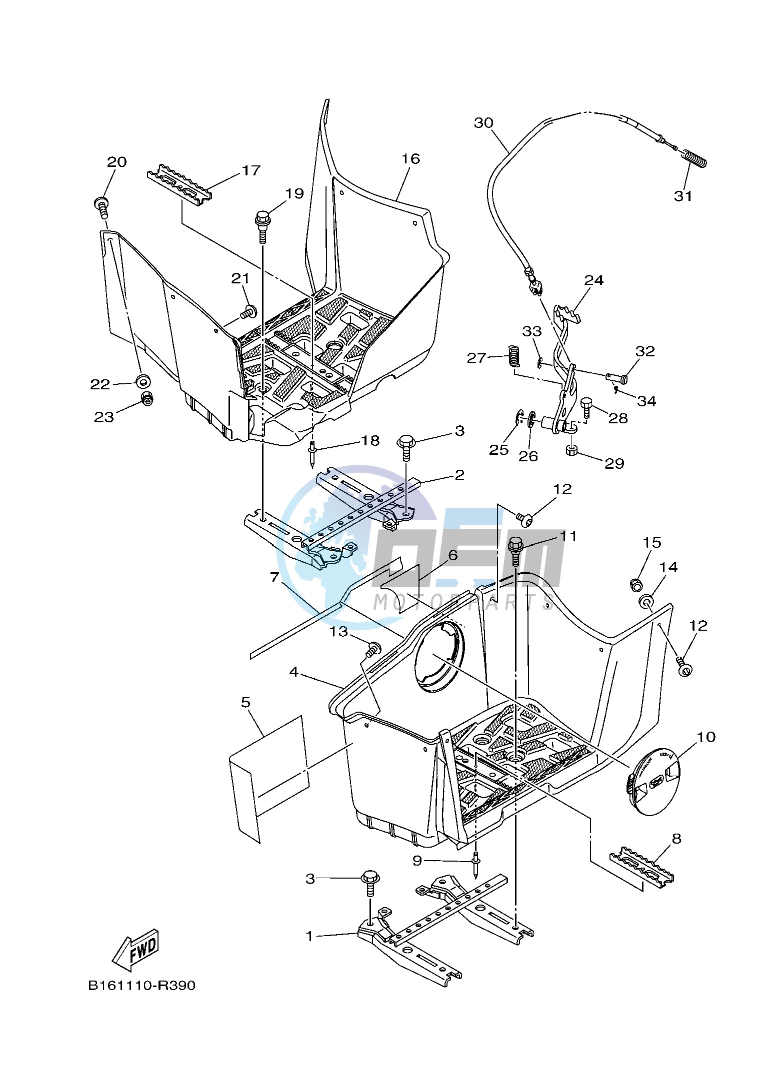 STAND & FOOTREST