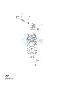 FZ8-SA FZ8 FAZER (ABS) 800 (1BD2) drawing REAR SUSPENSION