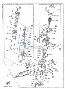 F50A drawing POWER-TILT-ASSEMBLY