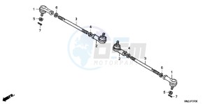 TRX500FPAD TRX500FPA ED drawing TIE ROD