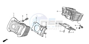 XL125V VARADERO drawing CYLINDER