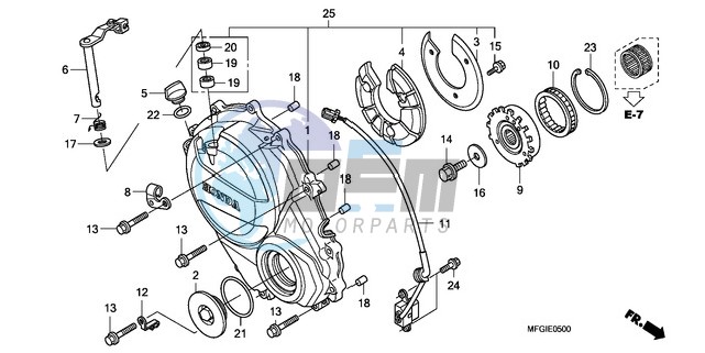 RIGHT CRANKCASE COVER