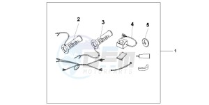 VFR800A drawing GRIP HEATER SS/ON-OF