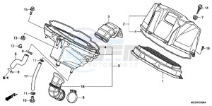 NC700XD NC700X 2ED drawing AIR CLEANER