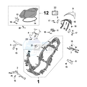 FIGHT 3 LCN drawing FRAME AND SADDLE