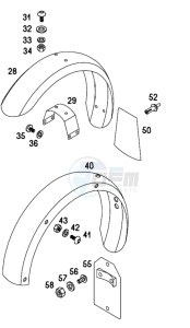 LUXE_E-START_EX_25-45kmh 50 drawing Mudguard-decals