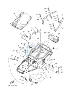 XP500 T-MAX 530 (59C8) drawing SEAT 2