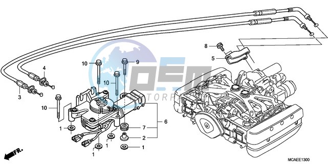 REVERSE SHIFT ACTUATOR