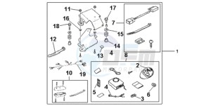 VFR8009 Ireland - (EK / MME TWO) drawing AVERTO SECURITY KIT