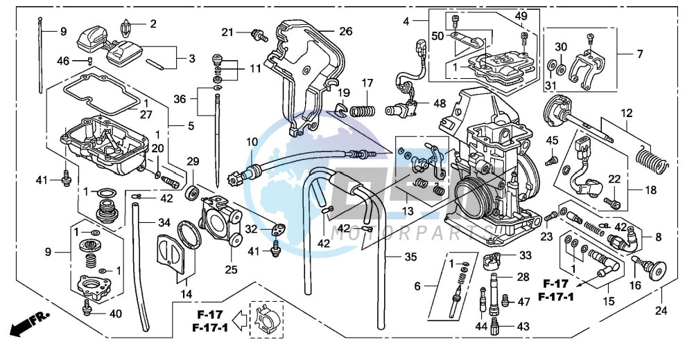 CARBURETOR (TRX450R6,7,8/ER6,7,8)